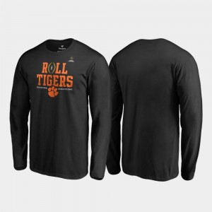 Clemson National Championship 2018 National Champions For Men's Roll Tigers Long Sleeve Football Playoff College T-Shirt Black