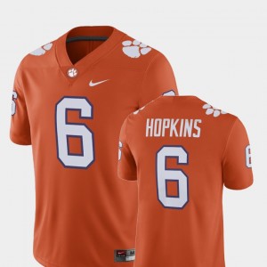 #6 DeAndre Hopkins College Jersey Alumni Football Game Men's Player Orange Clemson Tigers