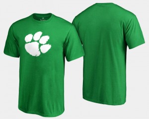 CFP Champs St. Patrick's Day College T-Shirt For Men's Kelly Green White Logo Big & Tall