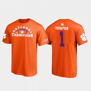 Pylon Football Playoff 2018 National Champions CFP Champs Orange #1 Mens Trevion Thompson College T-Shirt