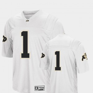 Football Colosseum 2018 #1 University of Colorado College Jersey For Men's White