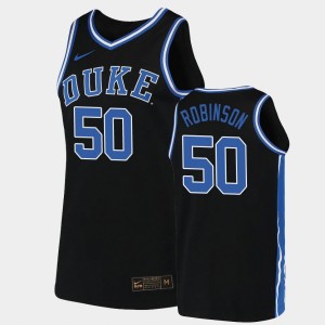 2019-20 Basketball Replica Duke University Justin Robinson College Jersey Mens #50 Black