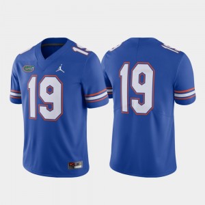 Mens Florida #19 Royal College Jersey Limited Football