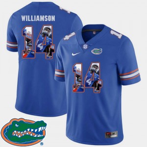 Pictorial Fashion Chris Williamson College Jersey Florida For Men's Royal Football #14