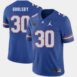 Replica 2018 Game Royal Florida For Men DeAndre Goolsby College Jersey #30 Jordan Brand