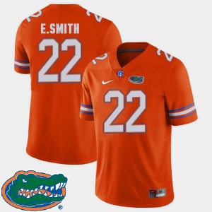 E.Smith College Jersey For Men #22 Florida Gator Orange Football 2018 SEC