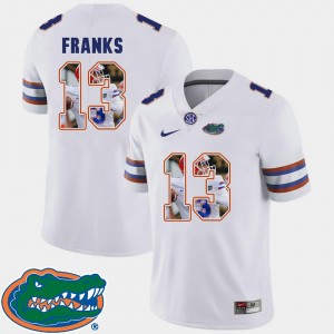 Feleipe Franks College Jersey Florida Football Pictorial Fashion For Men's White #13