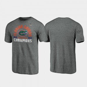 Offensive Tri-Blend Men's College T-Shirt Florida 2019 Orange Bowl Champions Gray