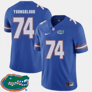 2018 SEC Football For Men's Royal Jack Youngblood College Jersey Gator #74