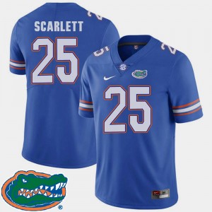 Florida Gator 2018 SEC Jordan Scarlett College Jersey Royal #25 Mens Football