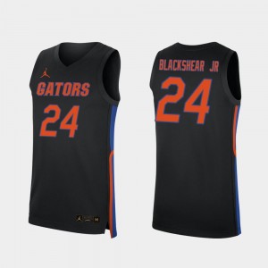 Mens Florida 2019-20 Basketball Kerry Blackshear Jr. College Jersey Replica #24 Black