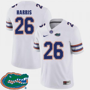 Marcell Harris College Jersey #26 2018 SEC Mens Florida White Football