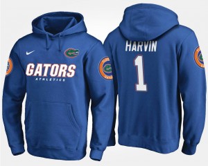 #1 Gators Percy Harvin College Hoodie For Men's Blue