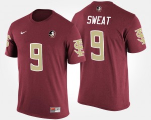 Josh Sweat College T-Shirt Men's Garnet #9 Florida ST