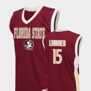 #15 Fadeaway Justin Lindner College Jersey Men Basketball Florida State Red