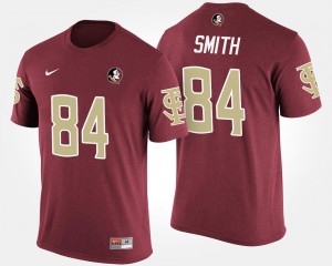 #84 FSU Seminoles Men's Rodney Smith College T-Shirt Garnet