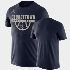 Drop Legend Performance Basketball College T-Shirt Georgetown Hoyas For Men Navy