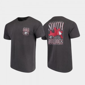 Welcome to the South UGA Bulldogs For Men's College T-Shirt Gray Comfort Colors