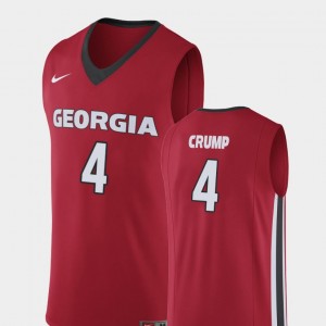 Basketball Replica Red UGA Tyree Crump College Jersey Mens #4