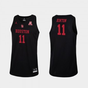 Nate Hinton College Jersey Basketball Houston Cougars #11 Black Men Replica