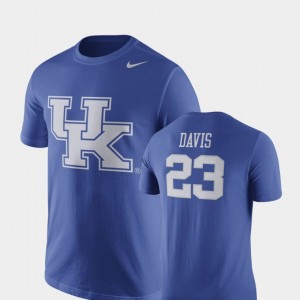 Basketball Replica Kentucky Wildcats Royal Mens Future Stars Anthony Davis College T-Shirt #23