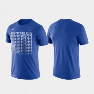 For Men College T-Shirt Fade Kentucky Royal Performance