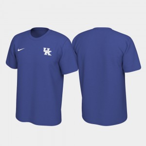 Royal Left Chest Logo Legend Men University of Kentucky College T-Shirt