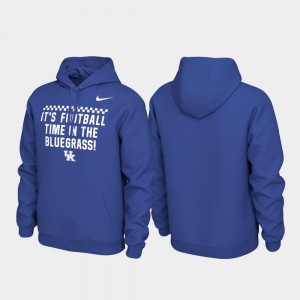 Local Phrase College Hoodie Men's Wildcats Pullover Royal