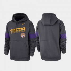 Pullover Tigers For Men's College Hoodie Anthracite Performance