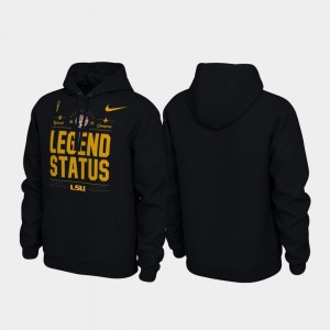 LSU Tigers College Hoodie For Men's Black 2019 National Champions Football Playoff Locker Room