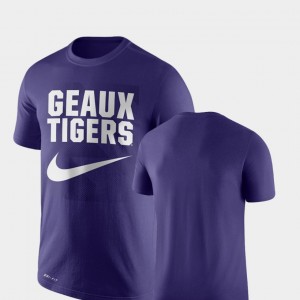 Purple For Men Legend Franchise LSU Performance College T-Shirt