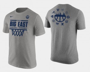 Heather Gray Basketball Conference Tournament 2018 Big East All Team Men College T-Shirt March Madness