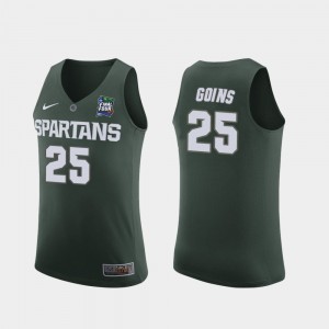 Green Replica 2019 Final-Four Spartans #25 For Men Kenny Goins College Jersey