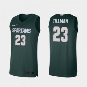 Basketball Spartans Green Xavier Tillman College Jersey Alumni Limited #23 For Men