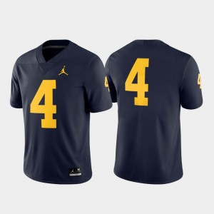 #4 Navy Football College Jersey For Men's Game University of Michigan