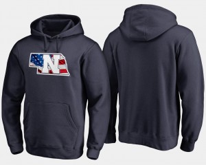 Mens Big & Tall Cornhuskers Banner State College Hoodie Navy