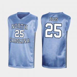 Men's #25 Caleb Ellis College Jersey Special Basketball March Madness Royal University of North Carolina