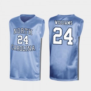 Royal Kenny Williams College Jersey University of North Carolina Mens #24 March Madness Special Basketball