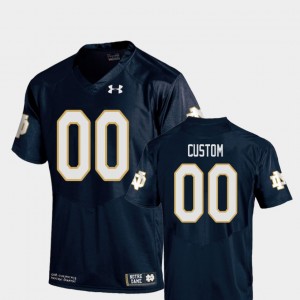 #00 Football For Men Navy College Customized Jersey Replica Notre Dame Fighting Irish
