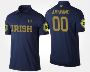Navy University of Notre Dame College Customized Polo Men's #00