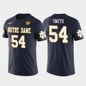 Mens ND Future Stars Dallas Cowboys Football Jaylon Smith College T-Shirt Navy #54