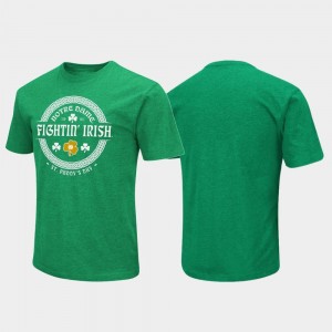 College T-Shirt Notre Dame Fighting Irish St. Patrick's Day Kelly Green Colosseum Lucky For Men