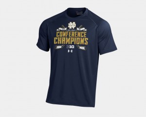 Fighting Irish College T-Shirt Big Ten 2018 Hockey Conference Champions Mens Navy