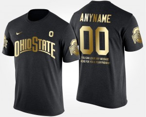 OSU Gold Limited College Customized T-Shirts For Men's Short Sleeve With Message #00 Black
