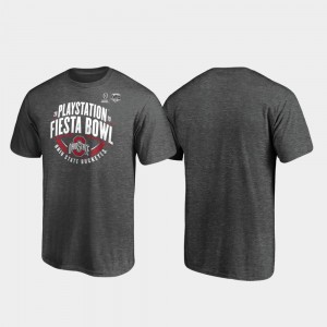 Men Scrimmage Ohio State College T-Shirt 2019 Fiesta Bowl Bound Heather Gray
