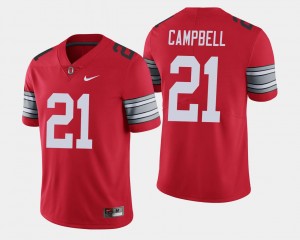 #21 Men Scarlet Ohio State Buckeye Parris Campbell College Jersey 2018 Spring Game Limited
