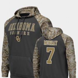 Colosseum Football For Men's Sooners United We Stand Charcoal #7 DeMarco Murray College Hoodie