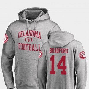 Mens Neutral Zone Football Sam Bradford College Hoodie #14 Ash University Of Oklahoma