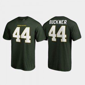 Name & Number For Men Legends Green DeForest Buckner College T-Shirt Oregon Ducks #44