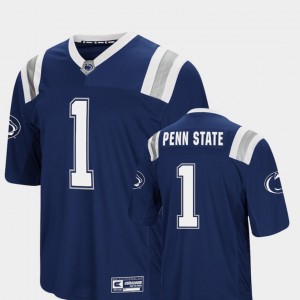 #1 College Jersey Penn State Navy Foos-Ball Football Mens Colosseum